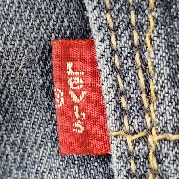 LEVIS 514 Jeans 30x29 (32x30) Faded All-Over Blue - Picture 5 of 16